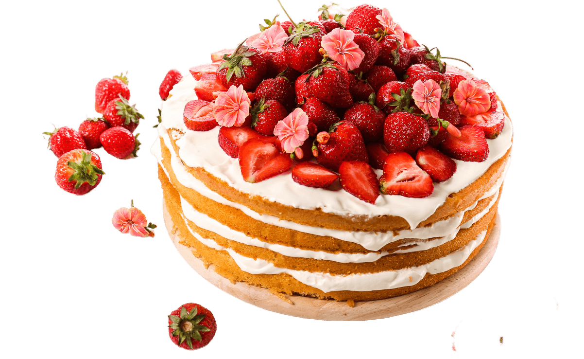 Strawberry cake