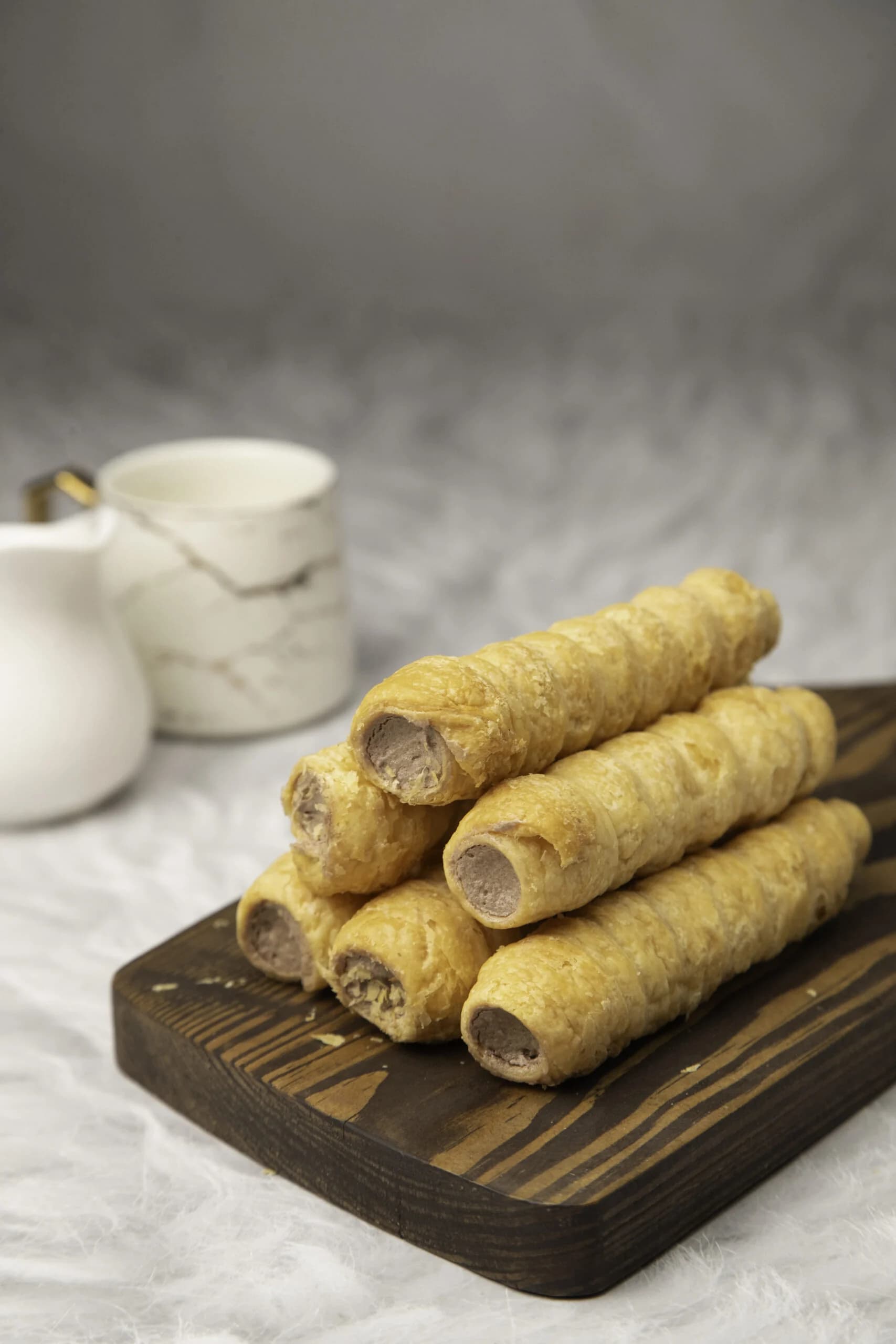 Cream Roll bakery item at SD Bakes Buldhana